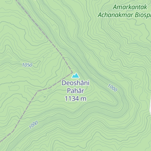 Map of Deoshāni Pahār