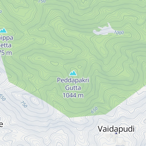 Map of Peddapakri Gutta