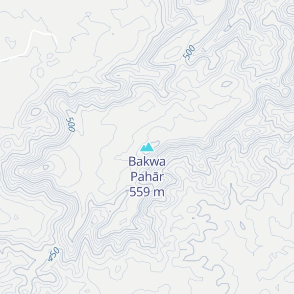 Map of Bakwa Pahār