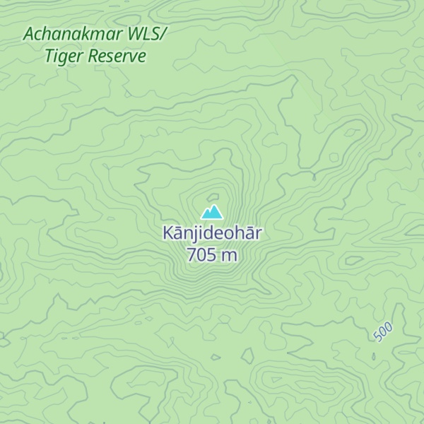 Map of Kānjideohār