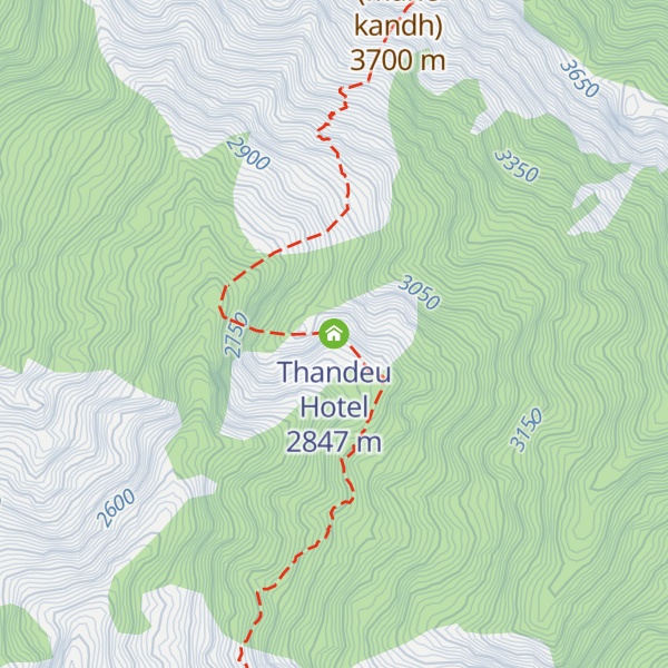 Map of Thandeu Hotel