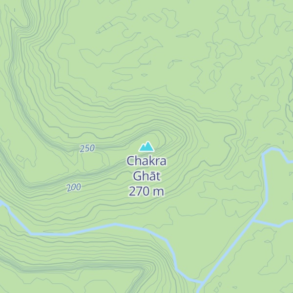 Map of Chakra Ghāt