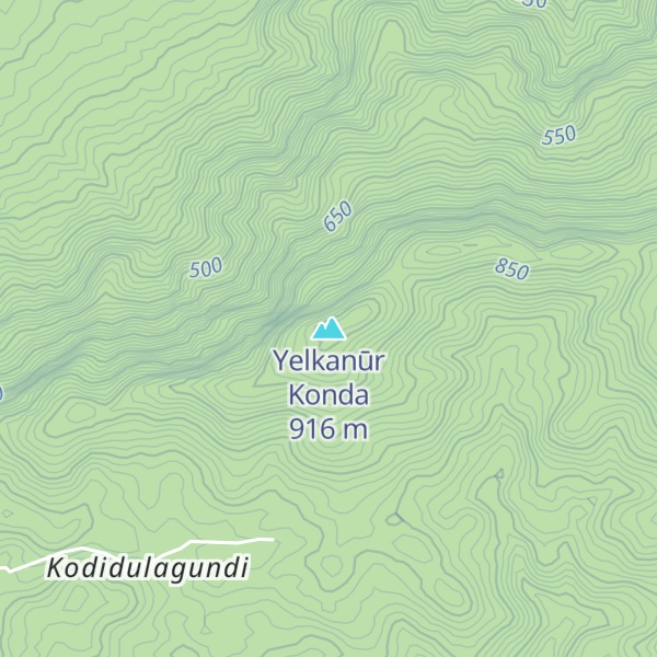 Map of Yelkanūr Konda