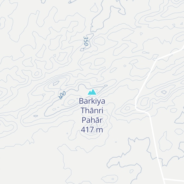 Map of Barkiya Thānri Pahār