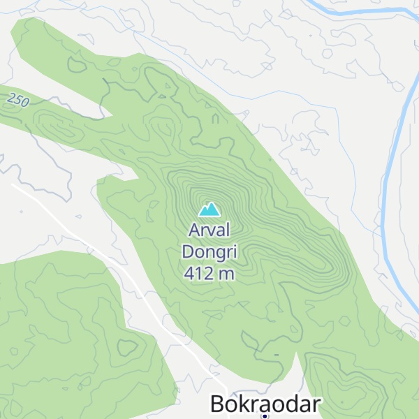 Map of Arval Dongri