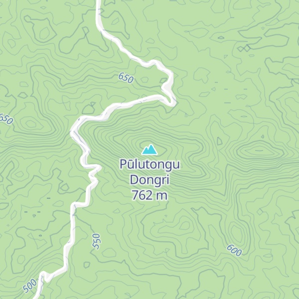 Map of Pūlutongu Dongri
