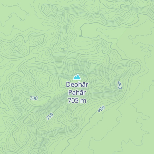 Map of Deohār Pahār