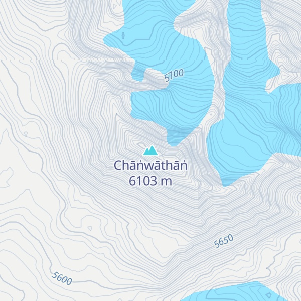 Map of Chāṅwāthāṅ