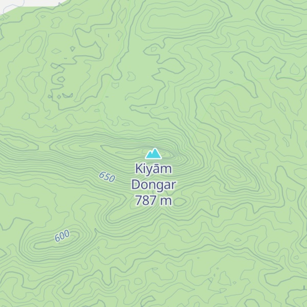 Map of Kiyām Dongar