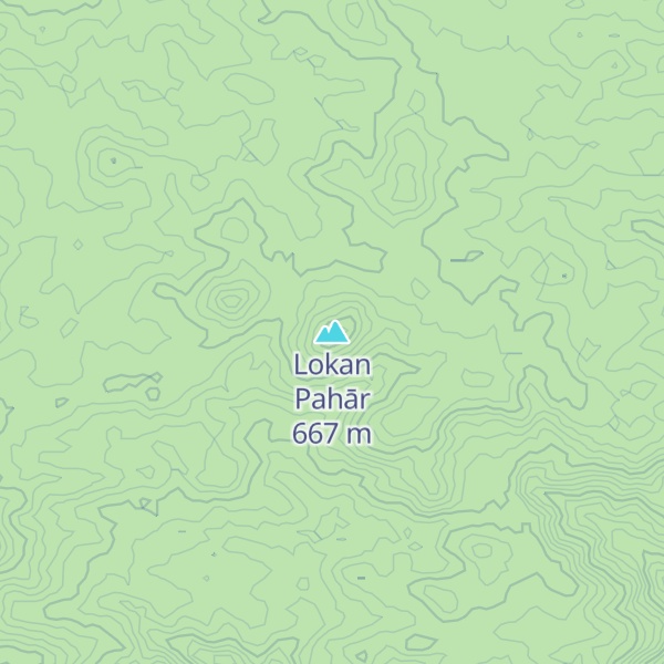Map of Lokan Pahār