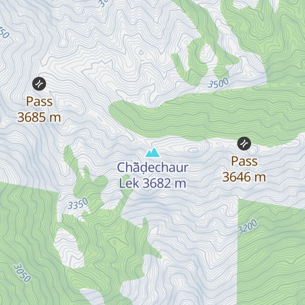 Map of Chā̃ḍechaur Lek