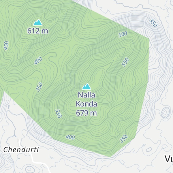 Map of Nalla Konda