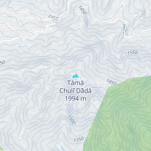 Map of Tāmā Chuli̇̄ Ḍā̃ḍā