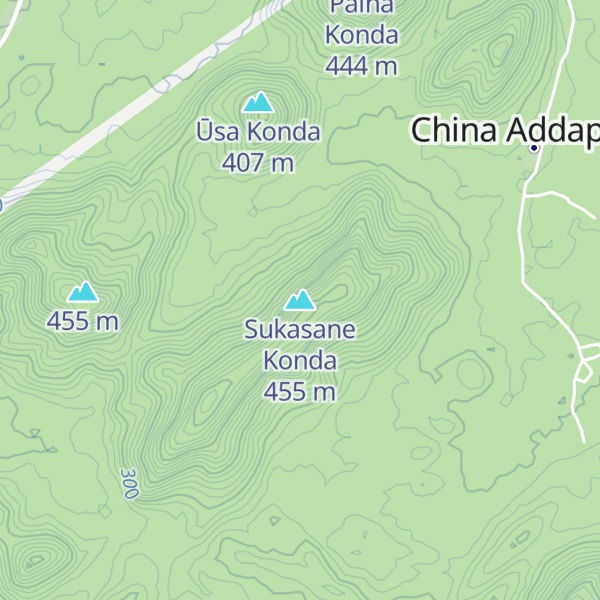 Map of Sukasane Konda