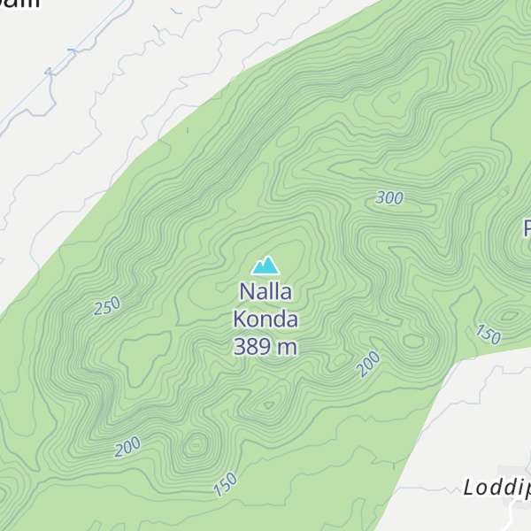 Map of Nalla Konda