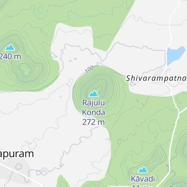 Map of Rajulu Konda