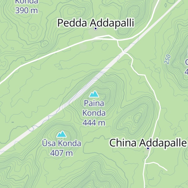 Map of Paina Konda