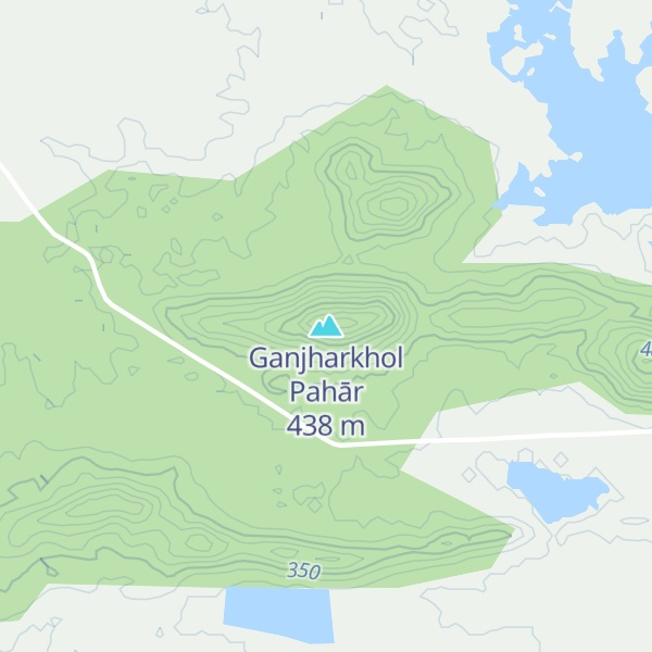 Map of Ganjharkhol Pahār