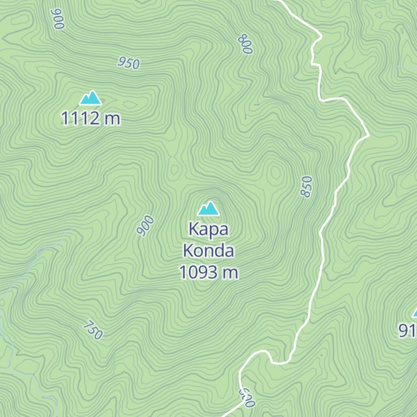 Map of Kapa Konda