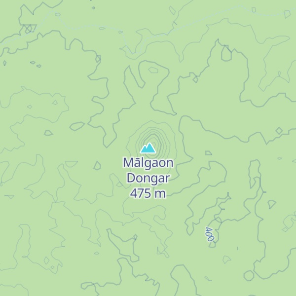 Map of Mālgaon Dongar