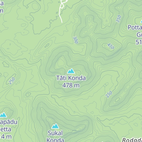 Map of Tāti Konda