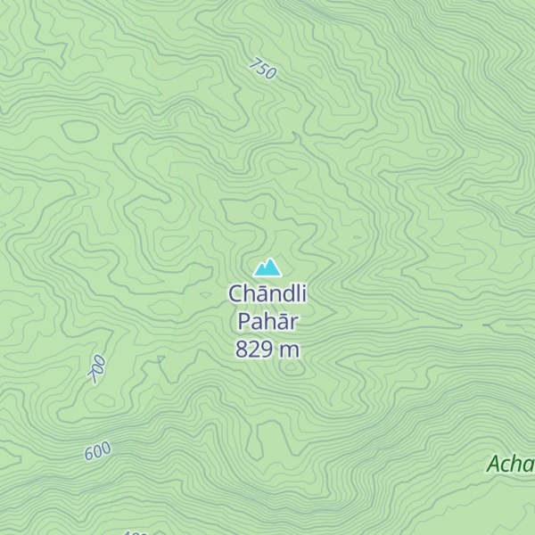 Map of Chāndli Pahār