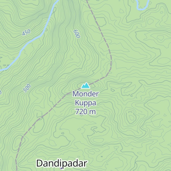 Map of Monder Kuppa