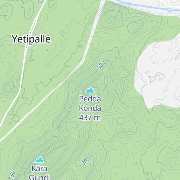 Map of Pedda Konda