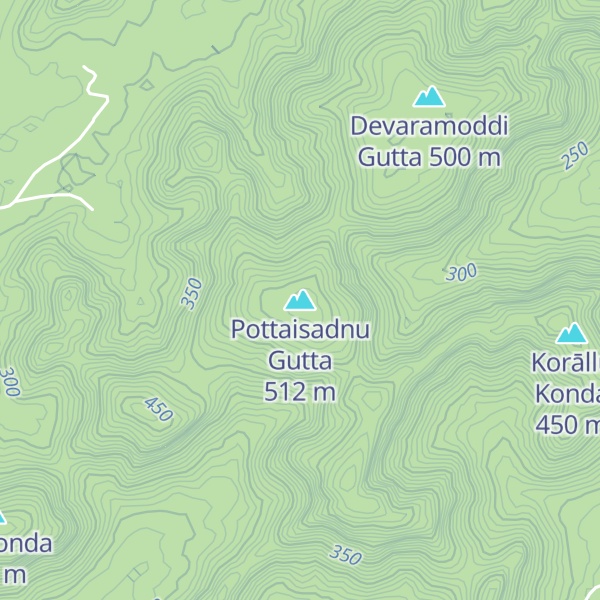Map of Pottaisadnu Gutta