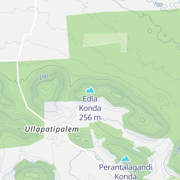 Map of Edla Konda