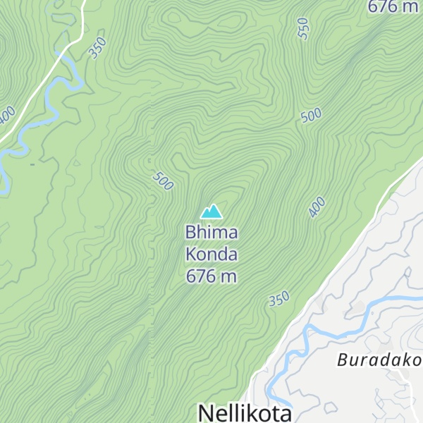 Map of Bhima Konda