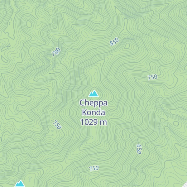 Map of Cheppa Konda