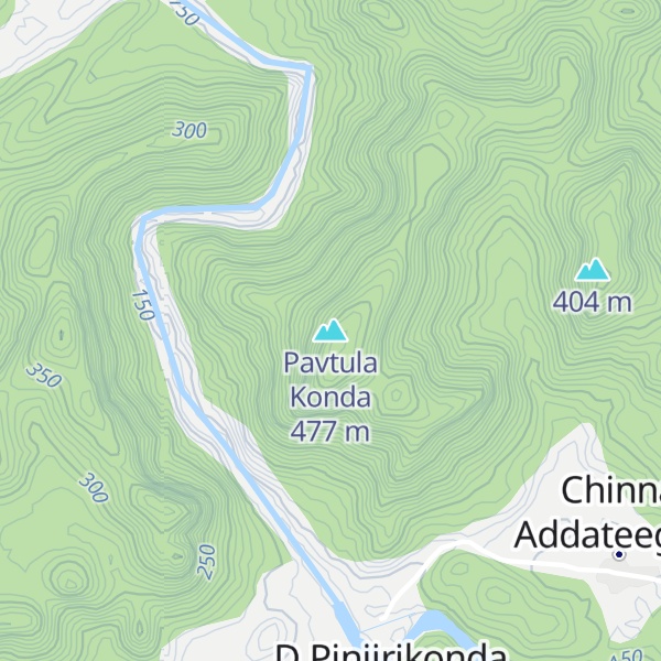 Map of Pavtula Konda