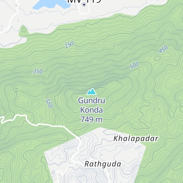 Map of Gundru Konda