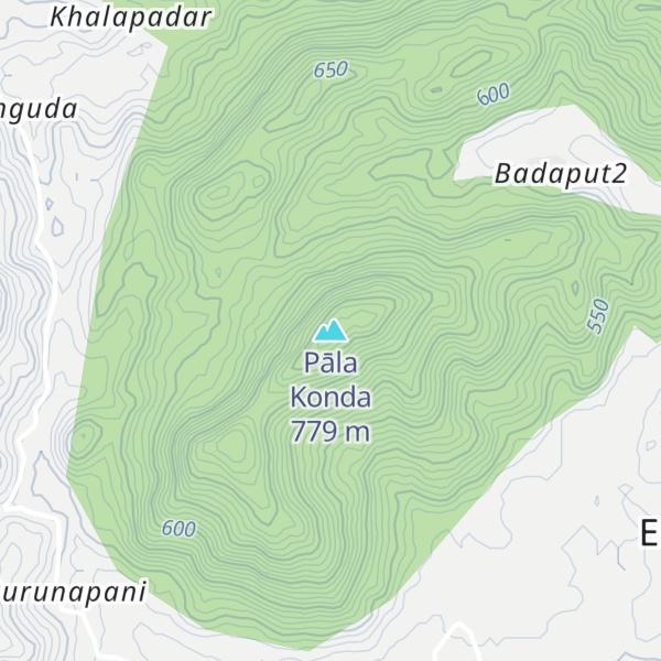 Map of Pāla Konda