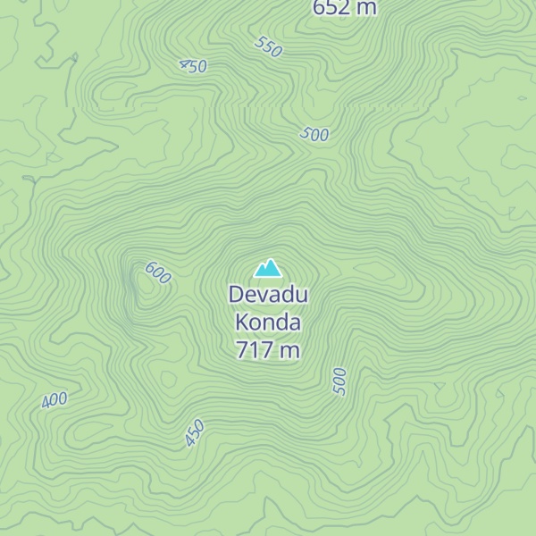 Map of Devadu Konda