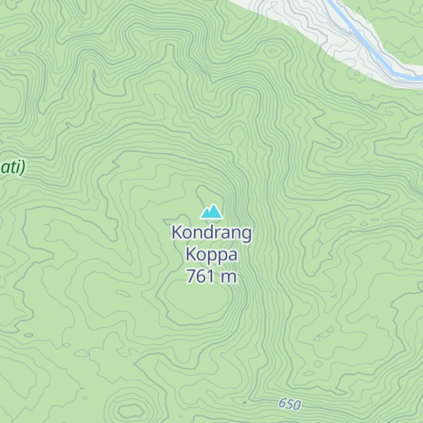 Map of Kondrang Koppa
