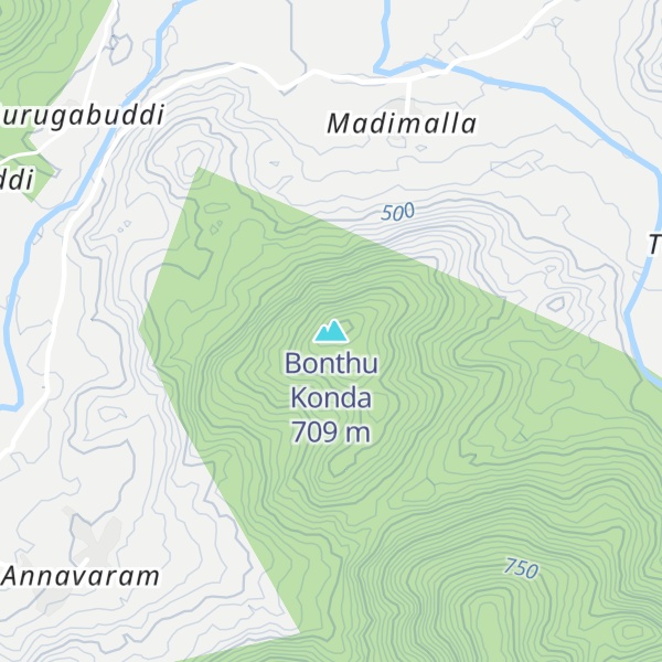 Map of Bonthu Konda
