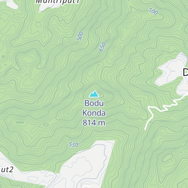 Map of Bodu Konda