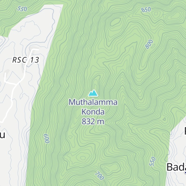 Map of Muthalamma Konda