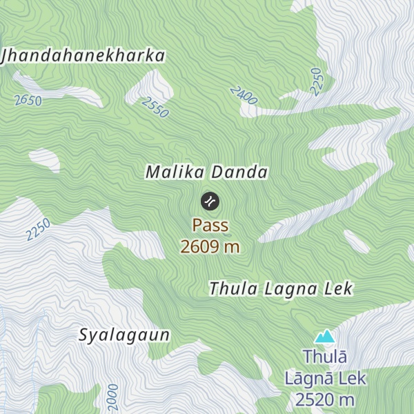 Map of Mālikā Ḍā̃ḍā