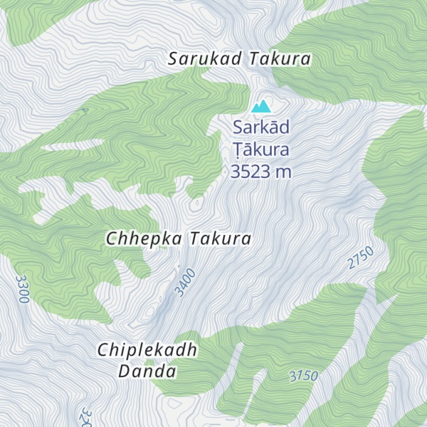 Map of Chhepkā Tākurā