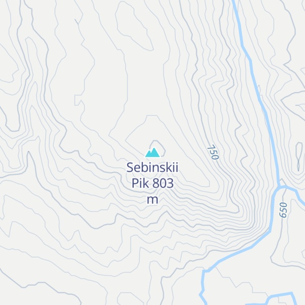 Map of Sebinskii Pik