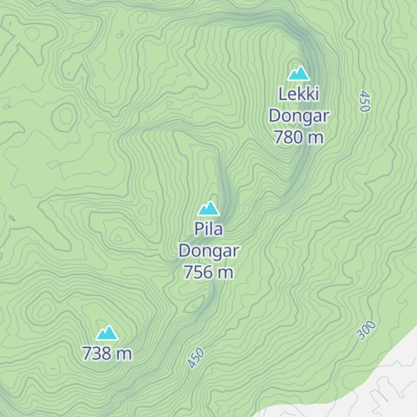 Map of Pila Dongar