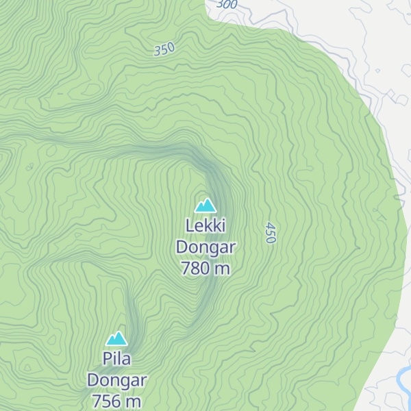 Map of Lekki Dongar