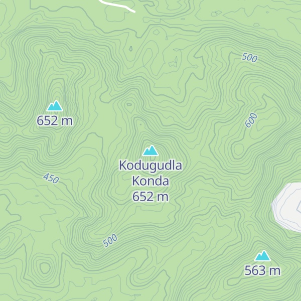 Map of Kodugudla Konda