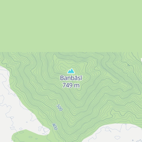 Map of Banbāsī