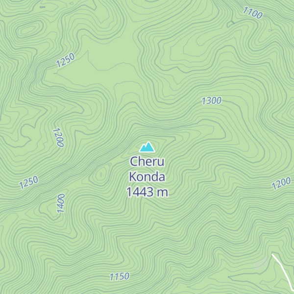 Map of Cheru Konda