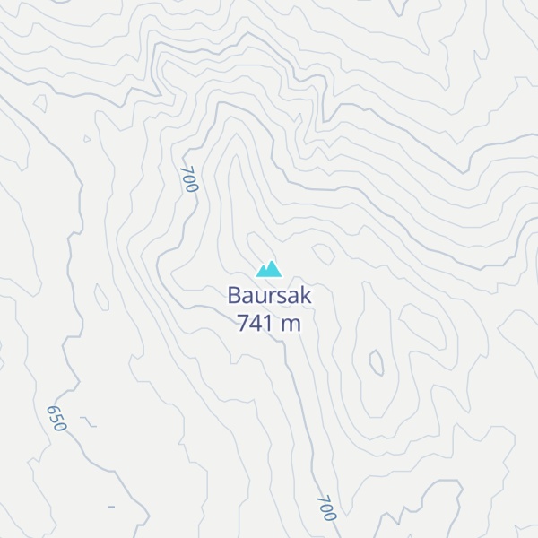 Map of Baursak