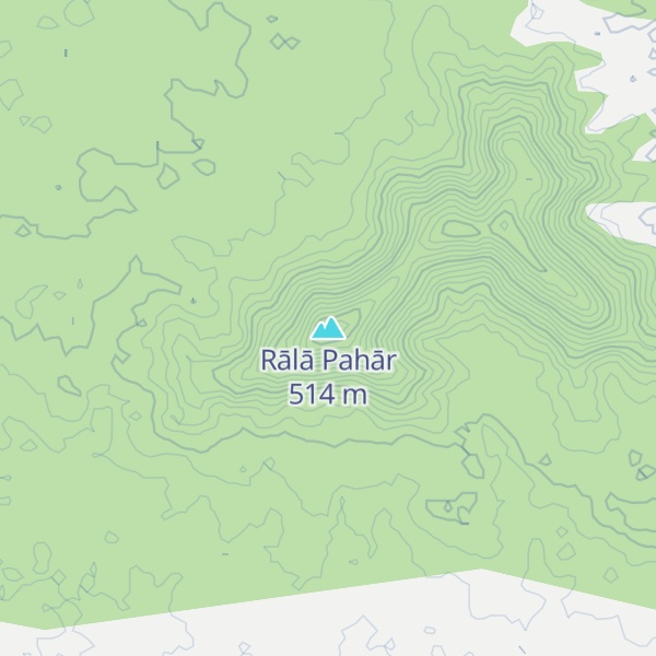 Map of Rālā Pahār